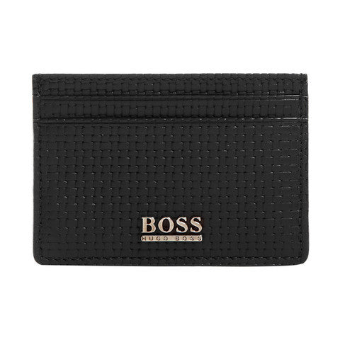 Ragaz Woven Leather Cardholder