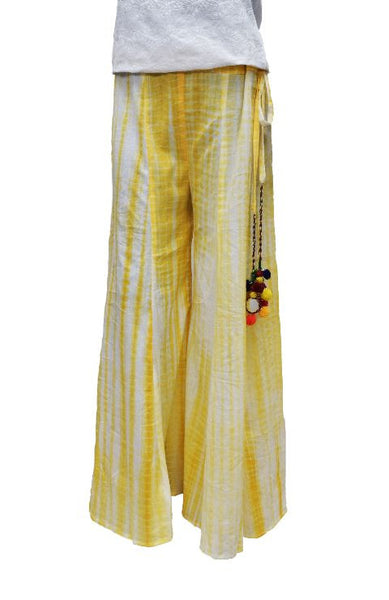 Yellow Shibori Palazzo