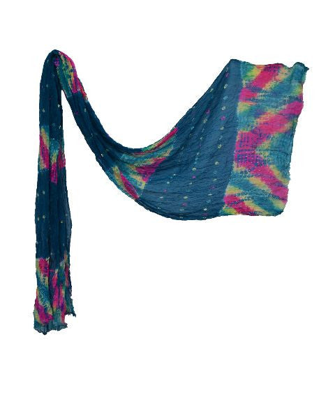 Prussian Blue Bandhani Dupatta