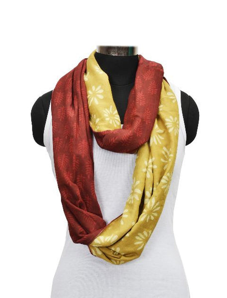 Yellow Rust Infinity Stole