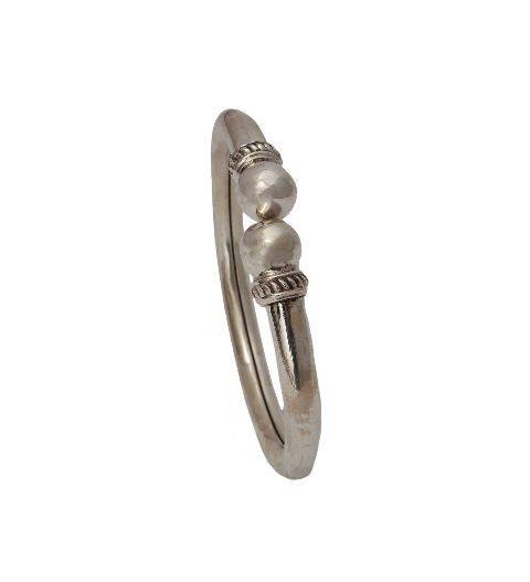 Silver Plain Kada Set
