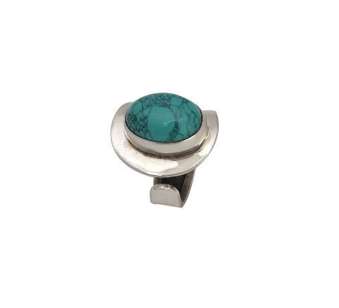 Silver Ring with Turquoise Stone