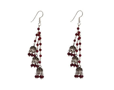 Small Katori Silver Jhumki