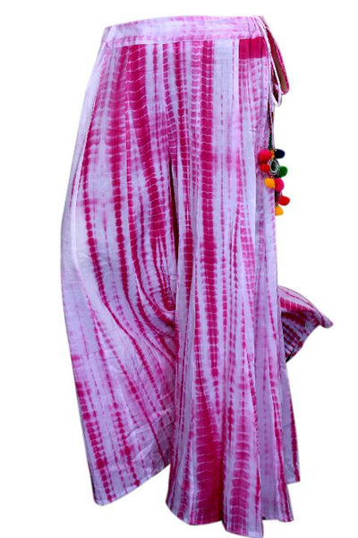 Pink Shibori Palazzo