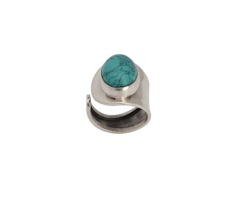 Silver Ring with Turquoise Stone